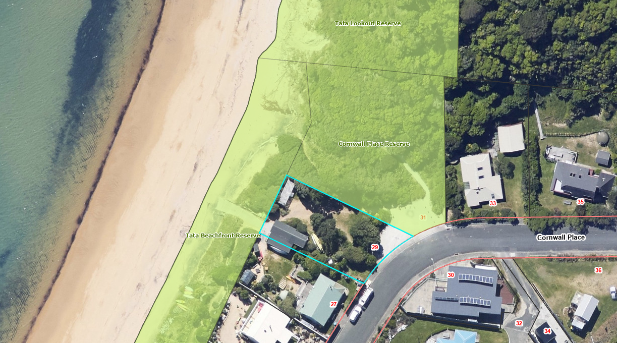 Beachfront aerial